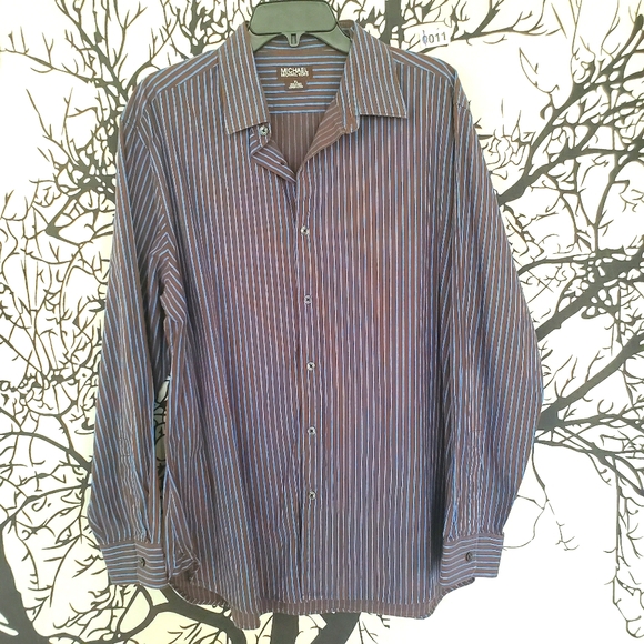 MICHAEL Michael Kors Other - MICHAEL Kors Striped Button Up Shirt Long Sleeve